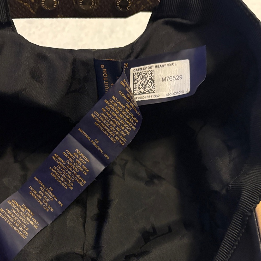Louis Vuitton Black and Brown Monogram Hat - Picture 2 of 6